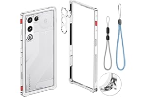 YANMONGI for for RedMagic 11 Air Metal Case Cover with Lanyard,Metal Frame,Shockproof & Heat Dissipation Design,Easy Installa
