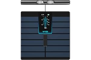 Wyze Scale Ultra BodyScan Smart Scale with Handle – Wi-Fi & Bluetooth Body Composition Scale for Weight, BMI, Body Fat, Muscle Mass, and Segmental Measurement, Black