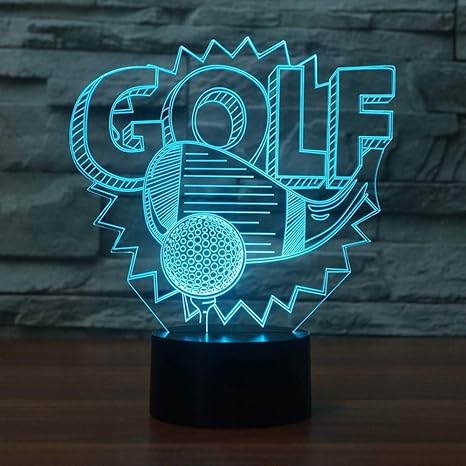Wangzj Lampada Per Illusione Visiva 3d Luce Notturna Da