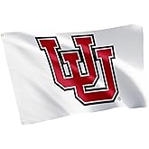 Desert Cactus University of Utah Flag UT Utes Banners 100% Polyester Indoor Outdoor 3x5 feet Flags (Design Y)