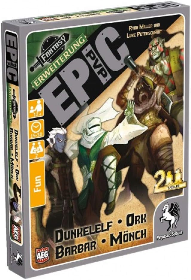 Pegasus Spiele 17282G - Epic PvP Dark Elf, Ork, Barbar and Monk