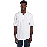 Jerzees Mens Men's Short Sleeve Polo Shirts, Cotton Blend, Two Button Closure, Regular Fit, Sizes S-5x