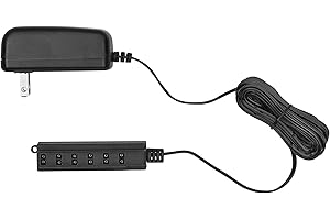 Tresco International Tresco 15W 12VDC Wall Mount Power Supply w/6 Snap Block L-DC-ELT15WP-CON-1