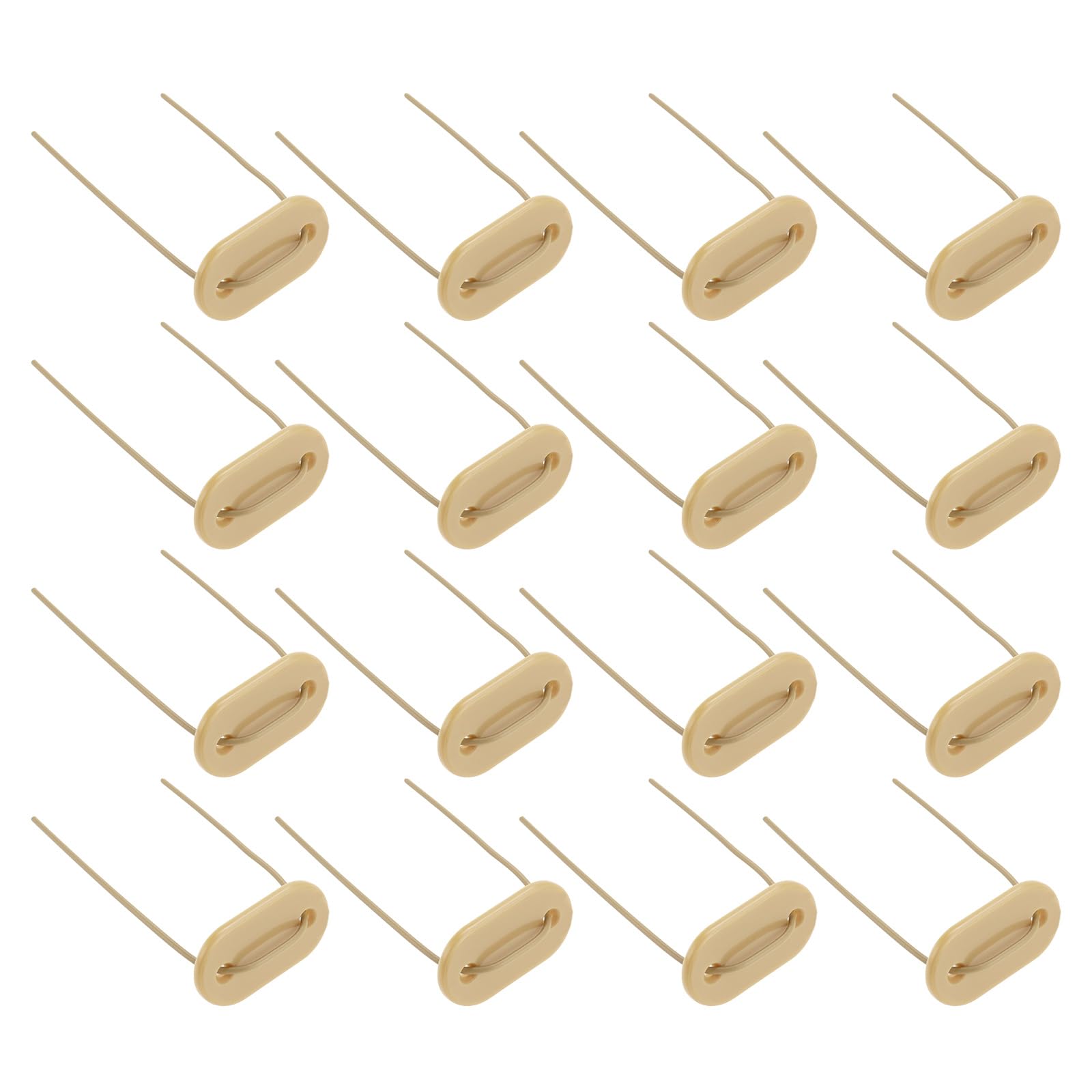 Be In Your Mind Attachment Kit for Privacy Screen Fence 34x18x2mm Weatherproof Fixing Kit Mounting Clips, 50pcs Plastic Plates and 50pcs Cable Ties for Garden Lawn Fence Balcony Privacy Protection