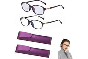 Elegant Self-Adjusting Glasses for Women, Stylish Optic Eyewear, Versatile Fashion Glasses, Perfect for Any Occasion Purple+B