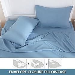 MEISHANG California King Size Sheet Set, Soft