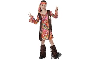 Infant Halloween Costume Boy Hippie Costume For Girls Halloween Outfit Peace Lover 60s Theme Photoshoot Dress Up Party Clothe