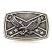 MASOP Western Animal Flying Eagle Bronze Flag Belt Buckle Mens Jeans Accessories