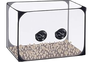 35.8x23.2x22.8 Inch Portable Still Air Box & Mushroom Grow Tent Kit – Mycology Fume Hood + Grow Bags (Black)