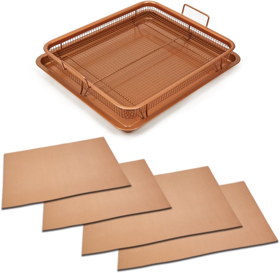 Copper Chef Copper Crisper Deluxe with Copper Chef Grill