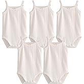 Baby Girls Clothes Sleeveless Tank Top Onsies Cotton Baby Bodysuit Pack of Toddler Summer Clothing