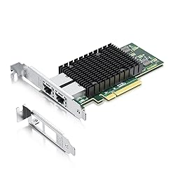 10Gtek 10Gb Dual RJ45 Port Network Card with X540