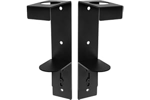 CATIEBYE 2pcs Wall Mount Soap Dispenser Holder Stainless Steel Liquid Soap and Shower Gel Rack Compact