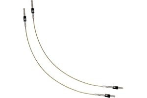 MI&VI Titanium Alloy Cello Tail Gut/tailgut, Wire Adjuster, Strand Connectors (Cello 4/4 (2pack))