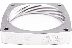 Khaos Motorsports 88mm Helix Throttle Body Spacer Compatible With Dodge Charger/Challenger / 300 / Jeep/Chrysler HEMI 5.7L 6.1L 6.4L