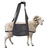 Calf Sling for Weighing Animals Heavy-Duty Nylon Hanging Weight Scale Sling | Weighing Sling for Calves Lambs Newborn Livestock, Luggage Outdoor High Accuracy Large Display Digital Hanging Crane Scale