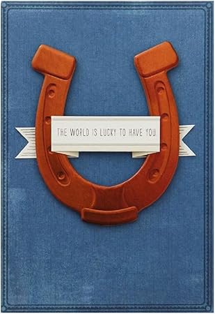 Amazon Com Lucky Horseshoe Romantic Happy Birthday Premium