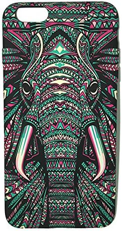 iPhone 6 Case Night Luminous Cool Animal Printing Frosted Case ,Soft Case ,Elephant