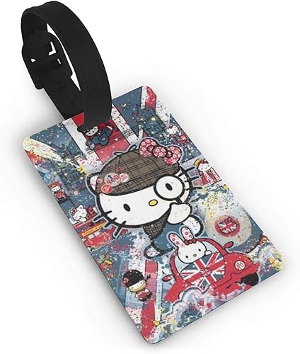 Amazon ハローキティ バッグ用ネームタグ 旅行用 カバン装飾 出張 旅行用 ネームタグ旅行小物 紛失防止 5 4x8 5cm Cyhhhyh バッグ用ネームタグ