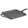 Lodge BOLD 12 Inch Seasoned Cast Iron Grill Pan; Design-Forward Cookware