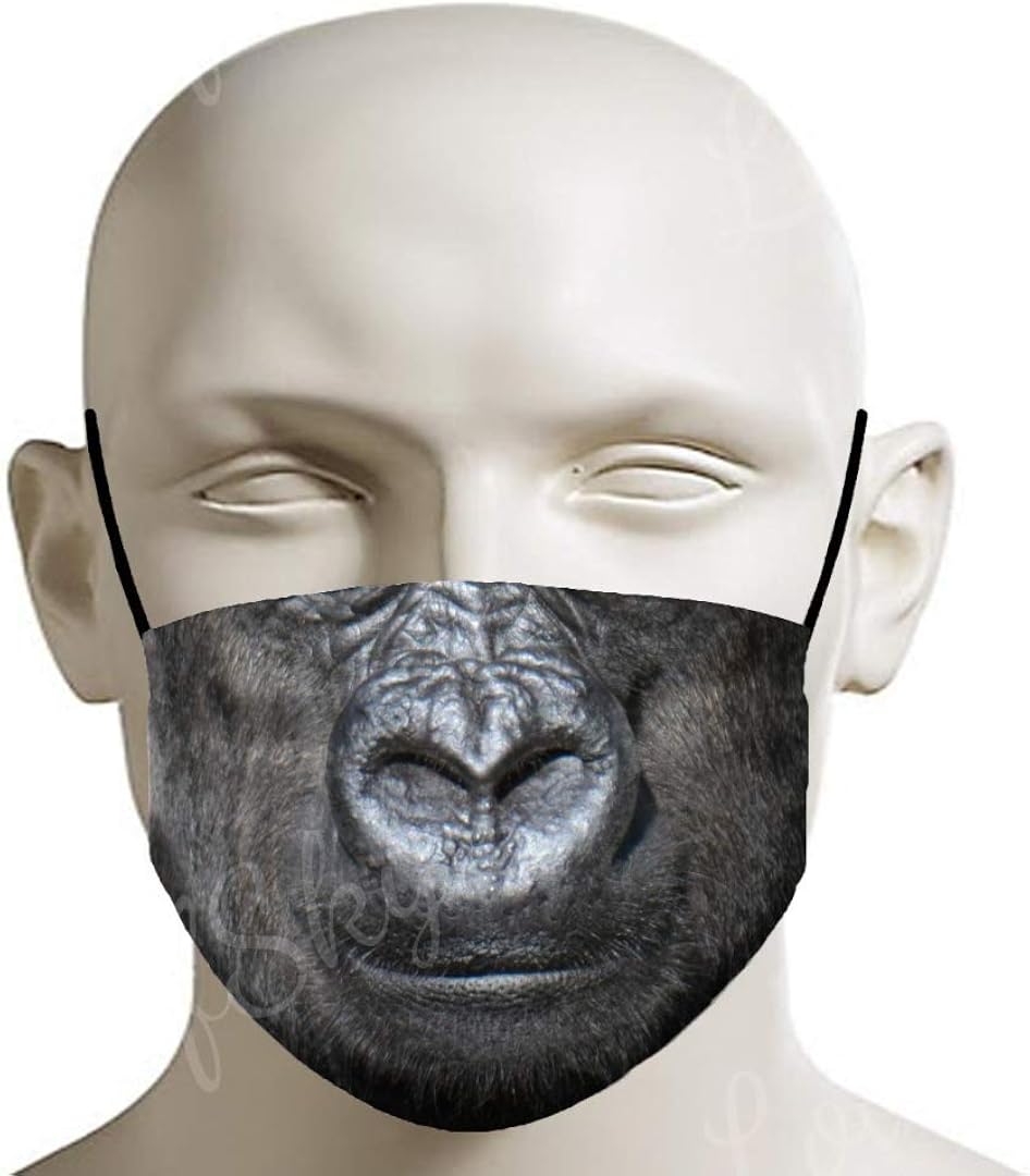 Gorilla Mouth Mask with Carbon Filter Face Mask Reusable Face Anti