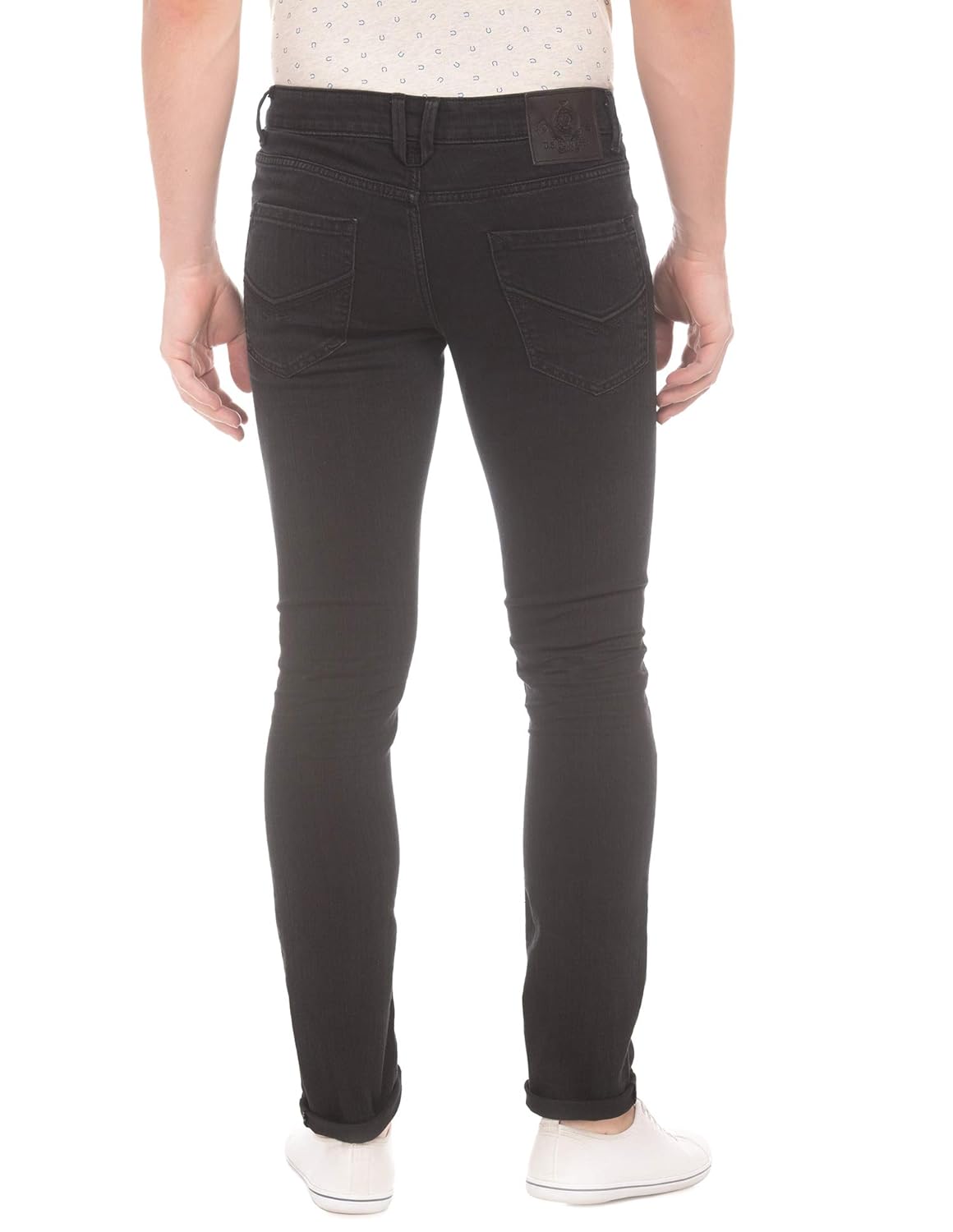 men's coated jeans
