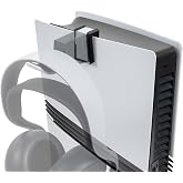 Glistco Headset Hook Compatible with Sony Pulse Elite Wireless Headset Charging Hanger - Headphone Holder for PS5/PS5 Slim/PS5 Pro