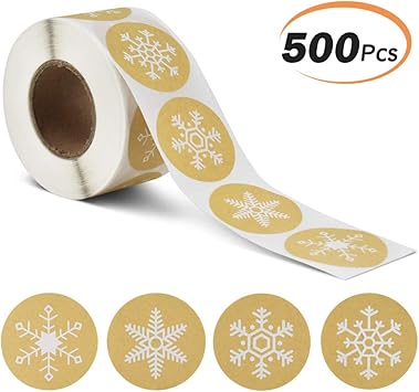 Amazon Com Katumo Snowflakes Christmas Stickers Holiday