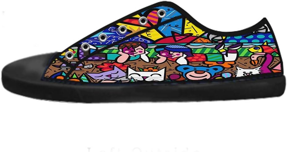 Dalliy Romero Britto Men's Canvas Shoes Footwear Sneakers Shoes