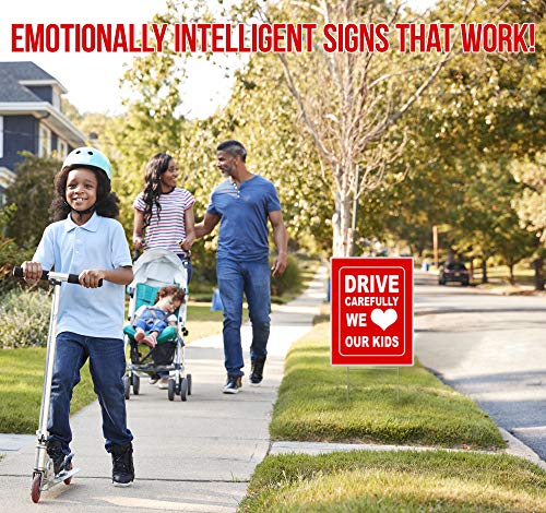 image for Accelerated Intelligence Inc. Drive Carefully We Love Our Kids Yard Si