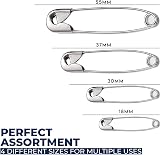 D.A.Y. Republic 100 Safety Pins Assorted Sizes 55mm 37mm 30mm 18mm Kit view 2