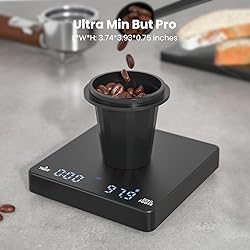 Mini Coffee Scale with Timer, Maestri House
