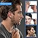 Nose Ear Hair Trimmer 3in1 Waterproof Stainless Steel Sideburns Beard Trimmer Eyebrow Clipper for Men (Battery Operated)