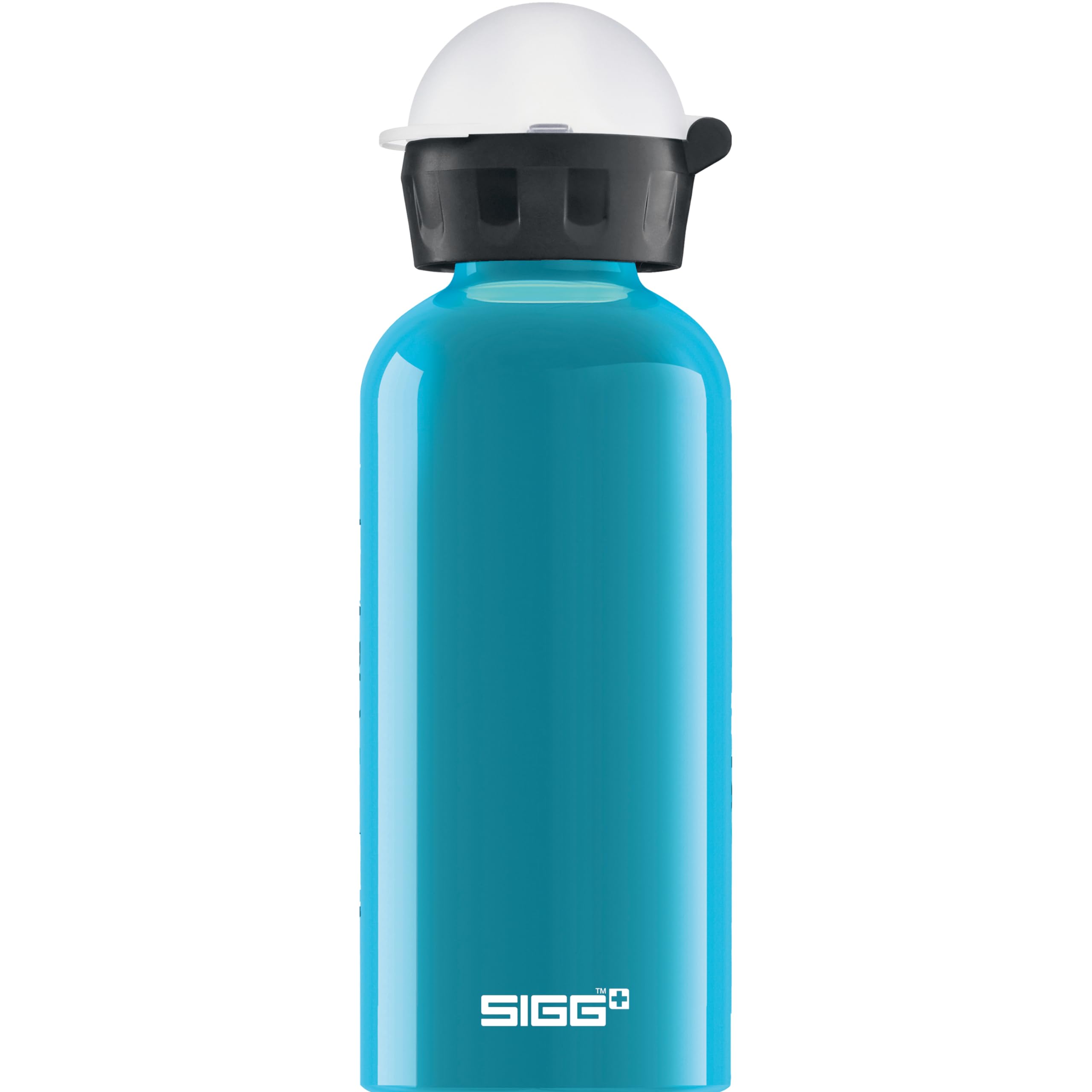 Sigg - Aluminium Kids Water Bottle - KBT Waterfall - Leakproof - Lightweight - BPA Free - Climate Neutral Certified - Aqua - 0.4L