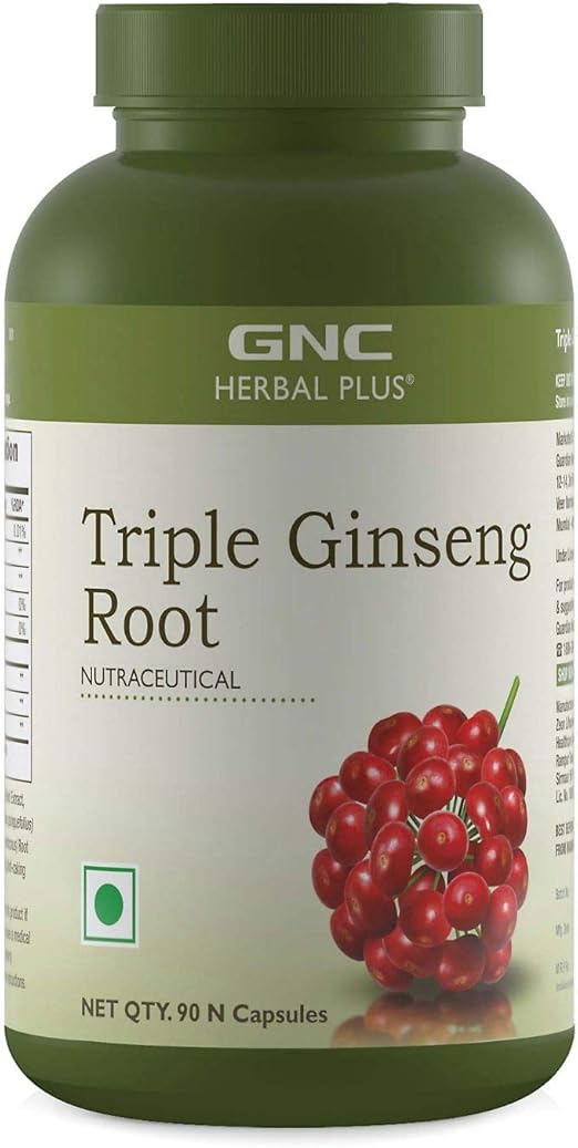 GNC Triple Ginseng Root 90 Capsules Amazon.in Health & Personal Care