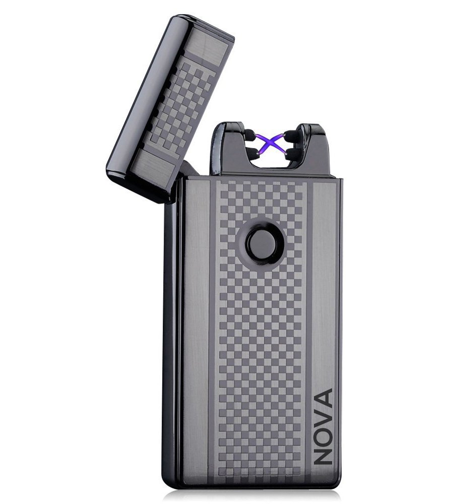 Nova Lighter Electric Plasma Windproof Arc Usb (Gun Metal Grey) 9 61OB6KDNnIL