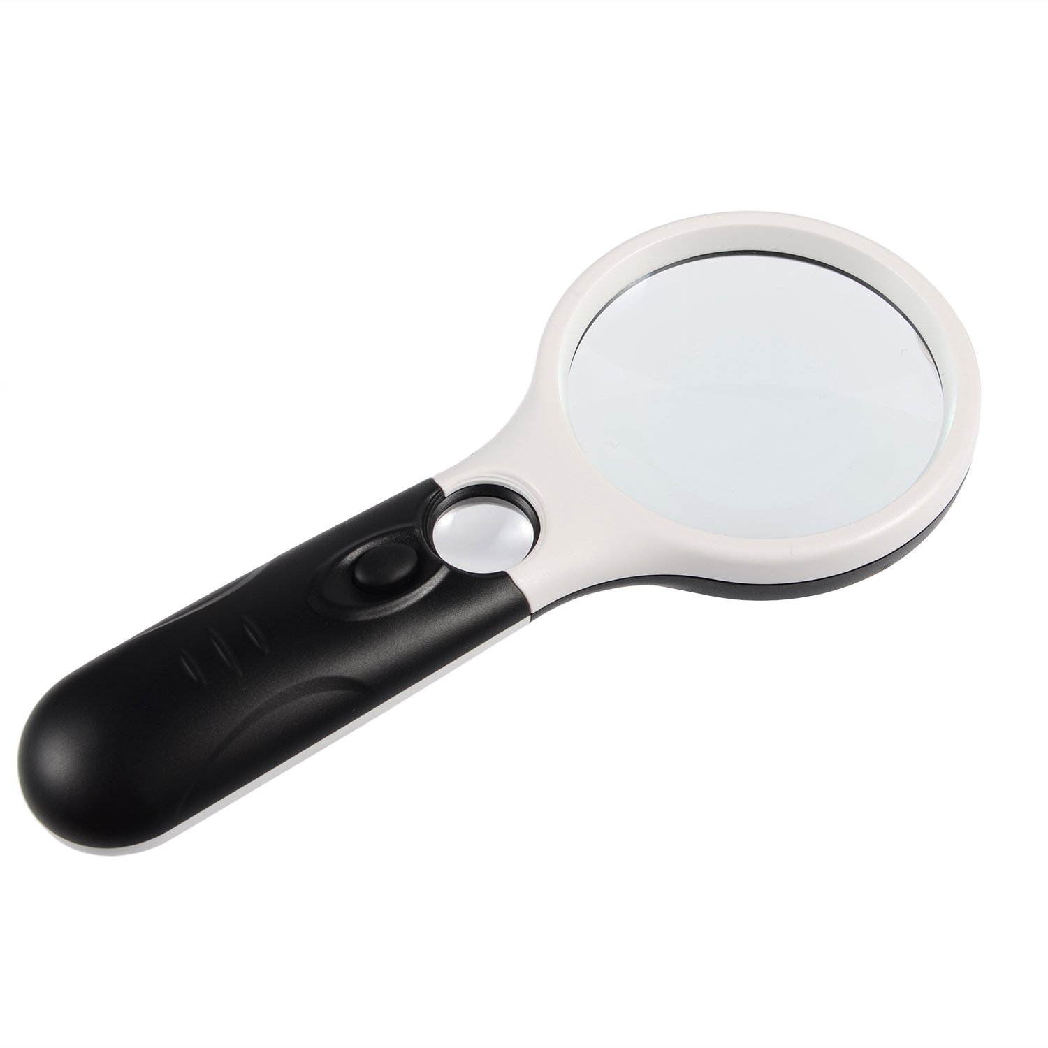 Magnifier with 3 LED Light, XYK 3X 45X Handheld Reading Magnifying