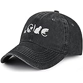 Fenmshairy Women's Cute Cat Love Hat for Men Women, Adjustable Vintage Distressed Washed Baseball Cap for Cat Lover