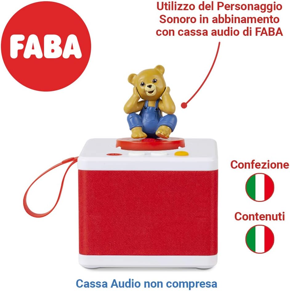 FABA FFR23905 - Teddy Bear with Sound, Multicolor, Multi-coloured, Canzoni e Filastrocche - Image 3