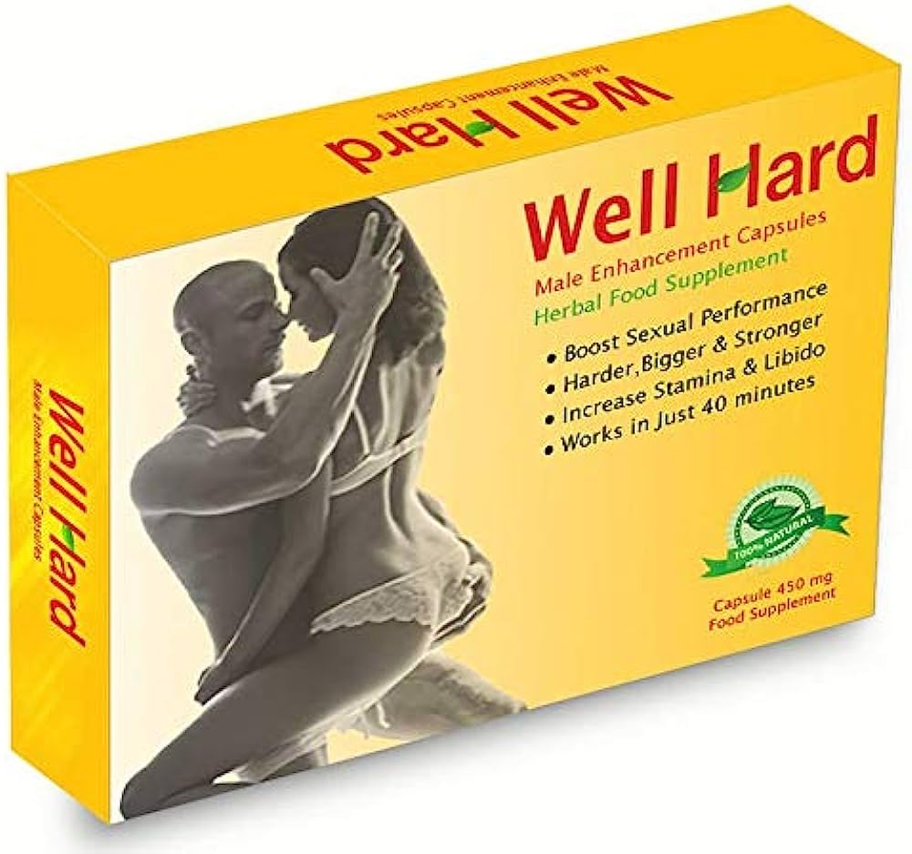 10 X 450mg WellHard Ultra Strong Natural Herbal Male Food Supplement Sexual Performance Enhancement Virility Pills/Capsules