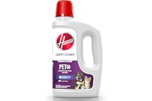 Hoover Oxy Pet Carpet Cleaner Solution, 50 oz., Ocean Breeze Scent, Deep Cleaning Carpet Shampoo Solution, Eliminates Urine S
