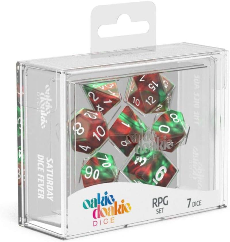 Oakie Doakie Dice RPG Set Gemidice - Bloody Jungle (7), Divers