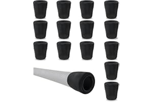 2THPART 14 PCS Golf Smart Sensor Cover for Garmin Approach CT10, Arccos Smart Sensors and Other, Fit Standard, Midsized, Jumbo Sized Grips, Silicone Protective Cover Black (Smart Sensor Covers Set)