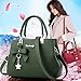 Fantastic Zone Women Handbags Fashion Handbags for Women PU Leather Shoulder Bags Messenger Tote Bags Army Green