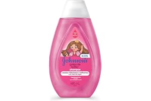 Shampoo Johnson's Baby Gotas de Brilho, 400ml | Hipoalergênico, Brilho Suave, Cabelos Normais