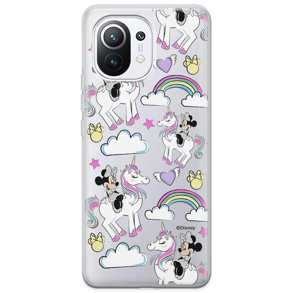 ERT GROUP mobile phone case for Xiaomi 11 original and officially Licensed Disney pattern Minnie 037 optimally adapted to the shape of the mobile phone, partially transparent — image 1