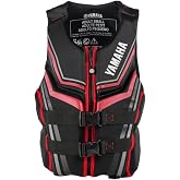 Yamaha Motor Men's Neoprene Two-Buckle PFD Life Jacket Vest