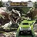 heytech Dinosaur Toys Dinosaurs World Car Vehicle Race Track Bridge Create A Road 200 Pieces Toy Car & Flexible Track Playset Multiple Elements