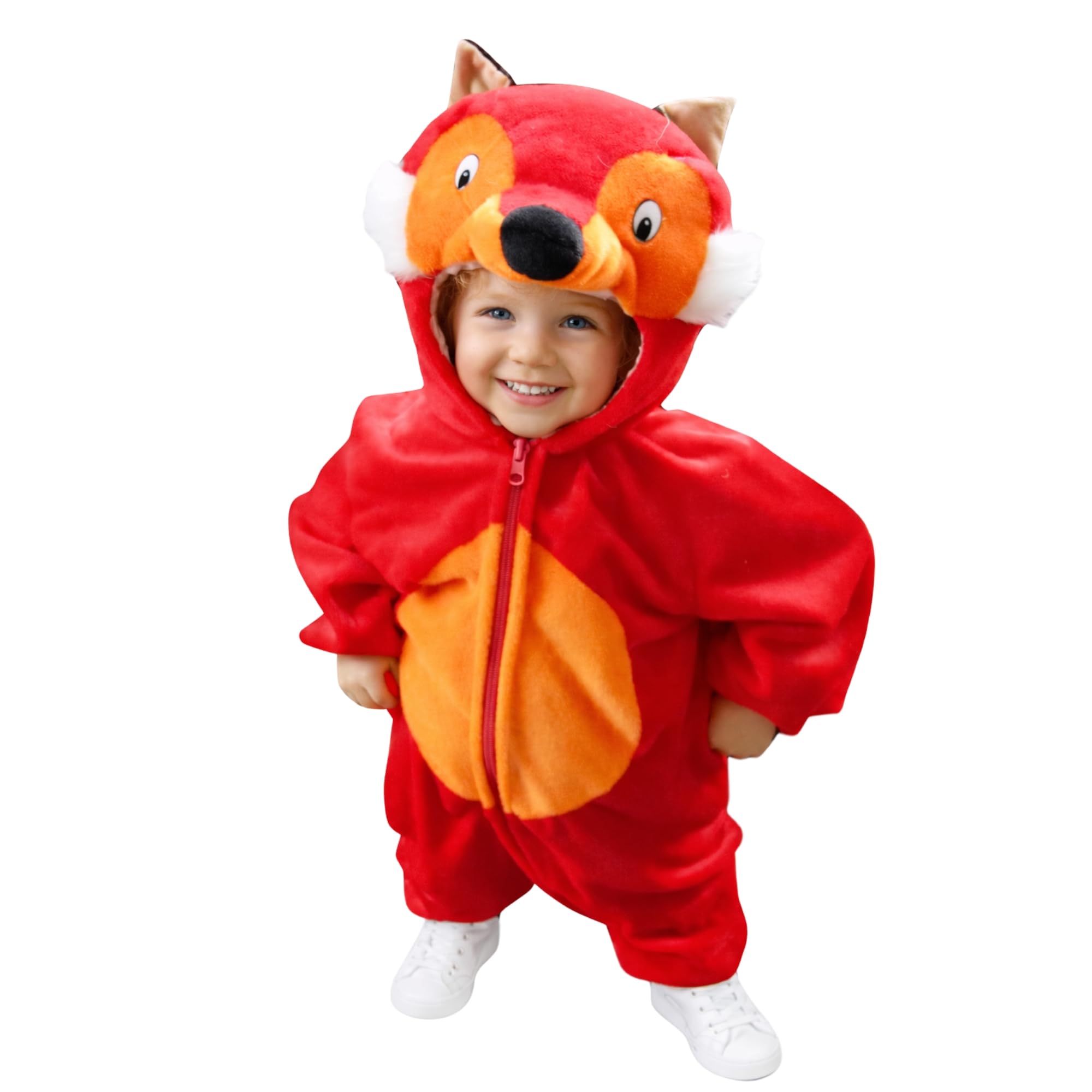 Seruna F21 size 98-104 fox costume for kids, easy to carry on normal clothes