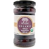 Divina, Olives Kalamata Pitted Organic, 10.2 Ounce